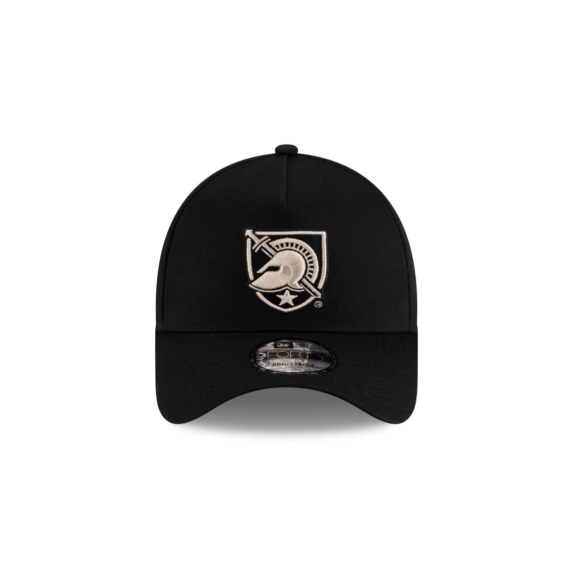 Army Black Knights Black 9FORTY A-Frame Snapback Hat Male Product Image