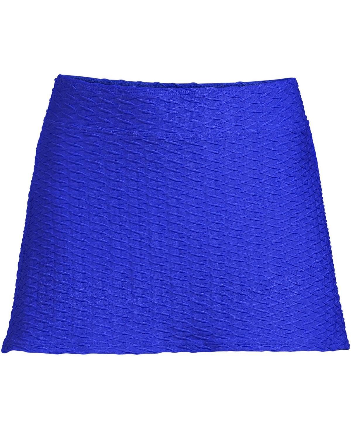 Lands End Womens Texture Swim Skirt Swim Bottoms Product Image