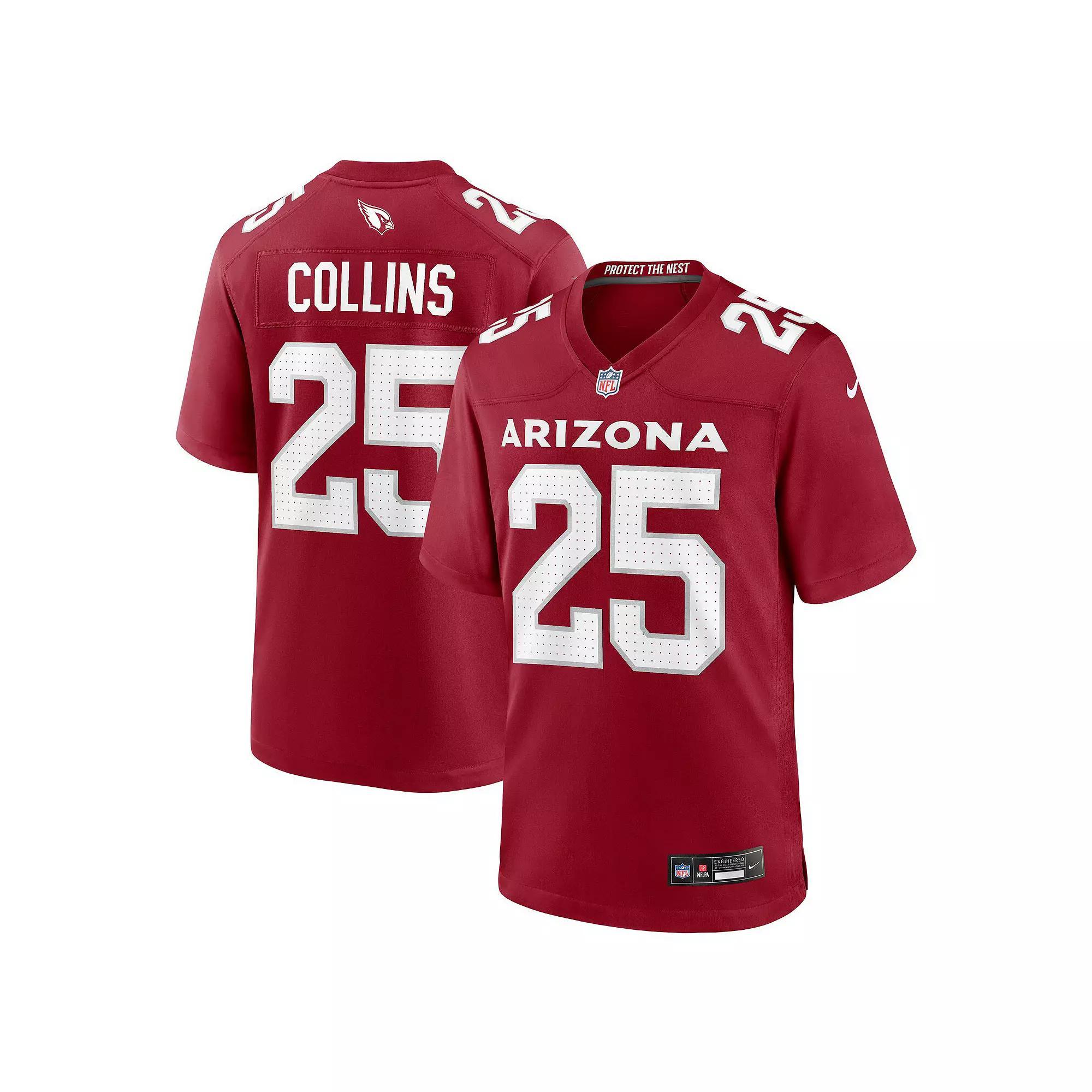 Men's Nike Zaven Collins Cardinal Arizona Cardinals Home Game Jersey, Size: Large, Red Product Image