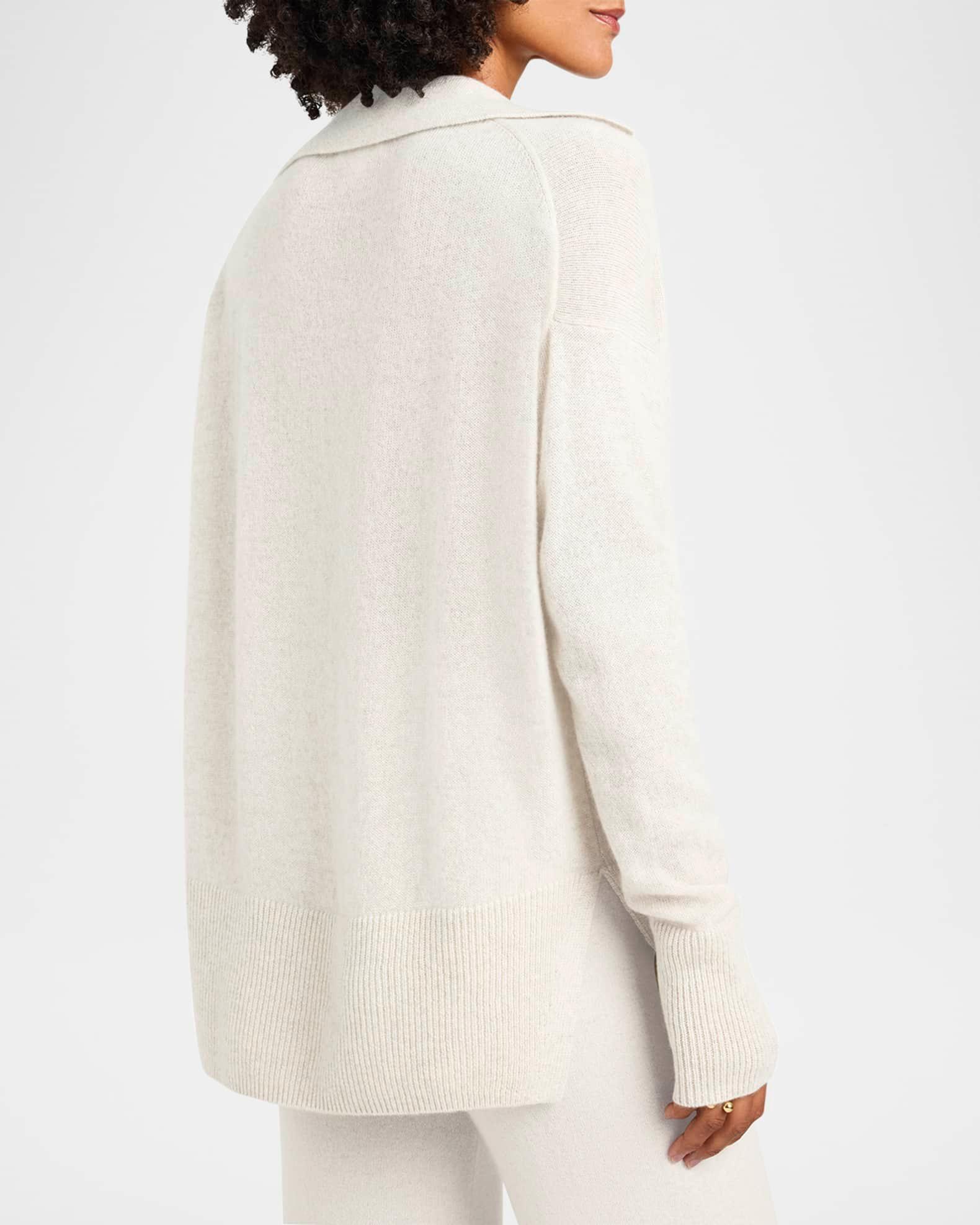 Cashmere Polo Sweater Product Image