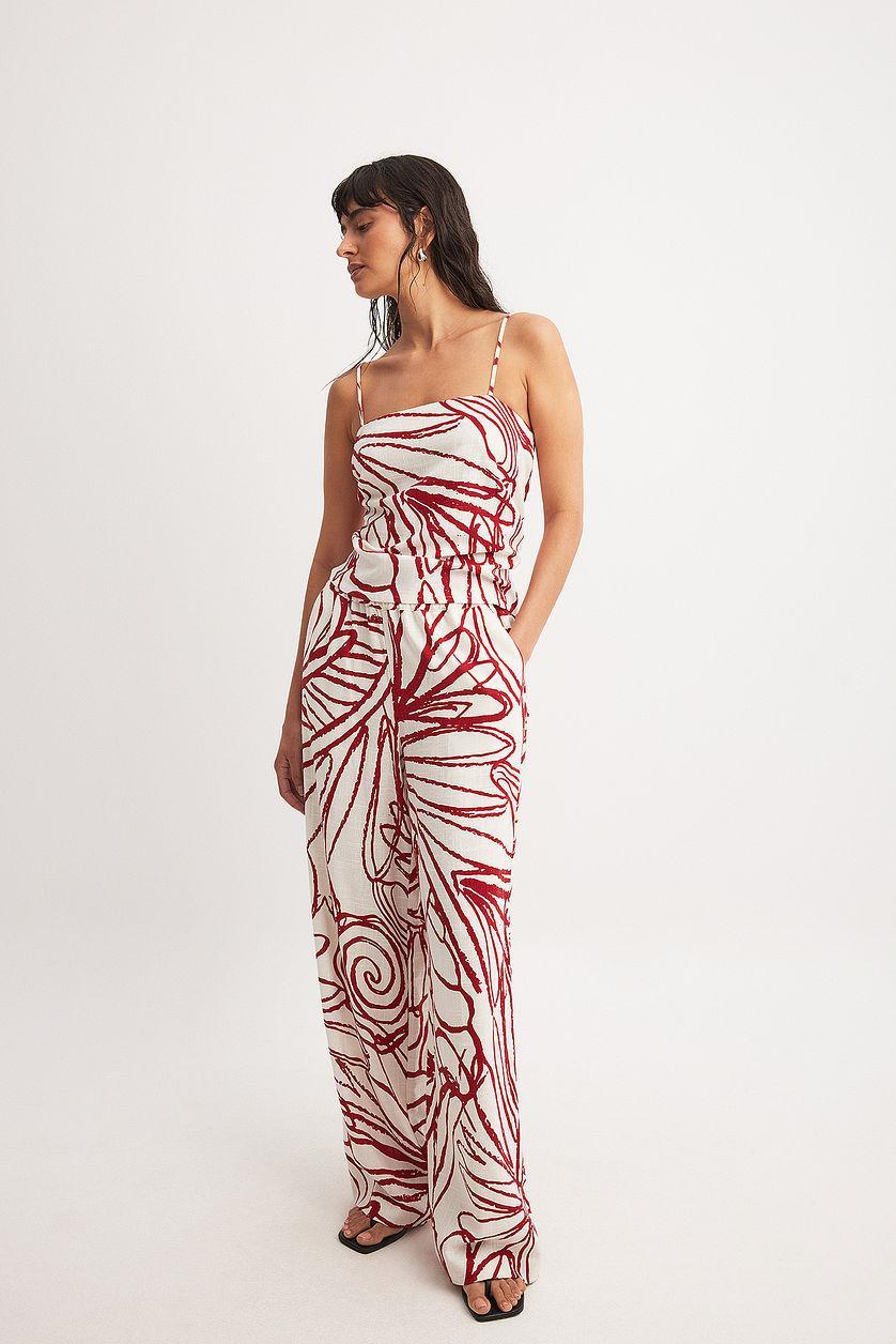 Linen Blend Pants Product Image