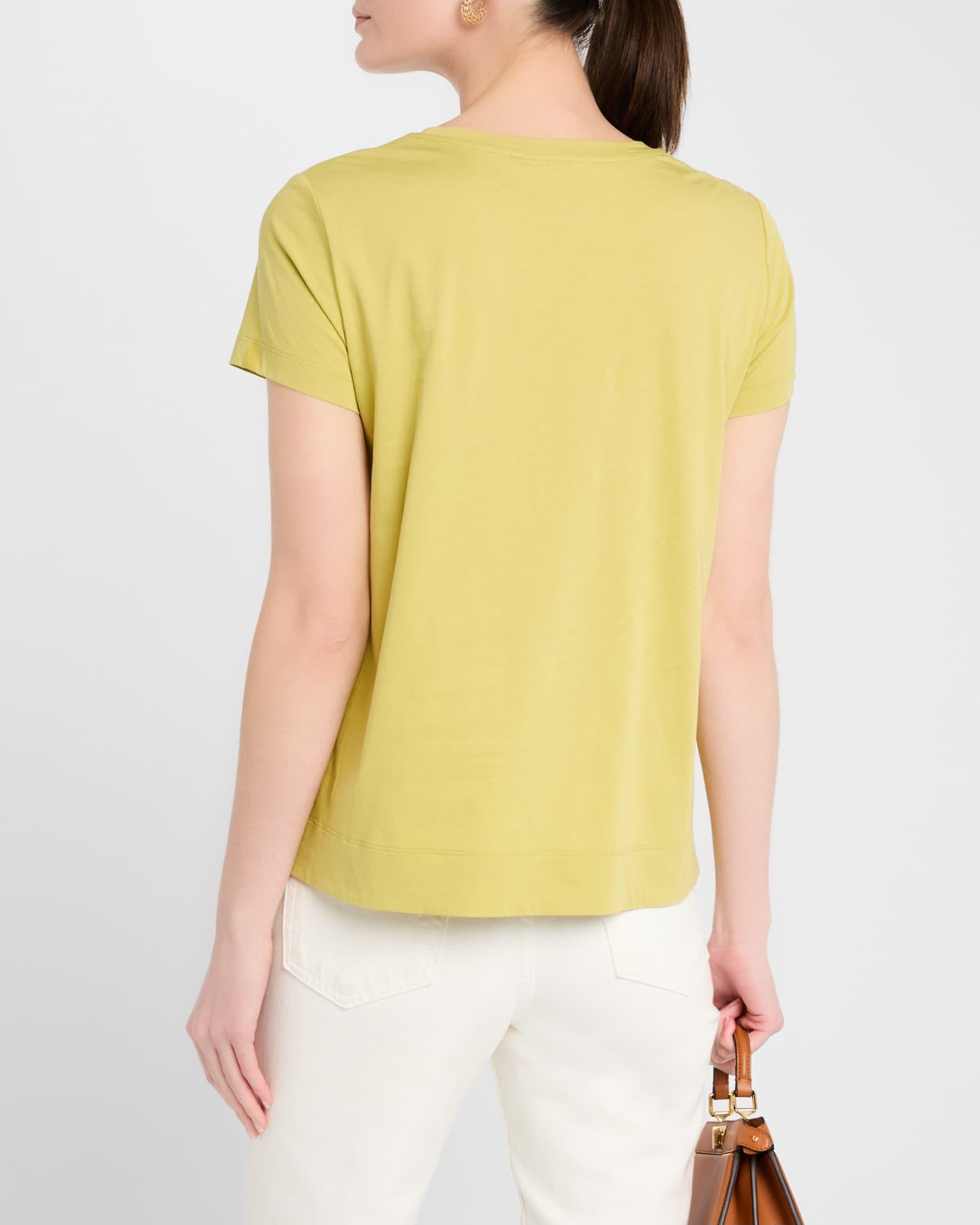 Modern Short-Sleeve Cotton Jersey Tee Product Image