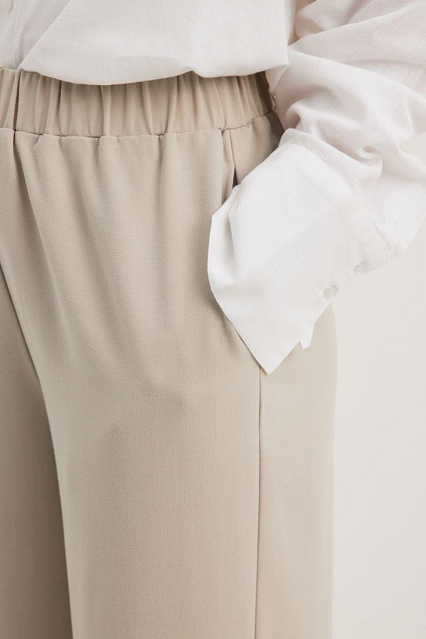 Elastic Waistband Culottes Product Image