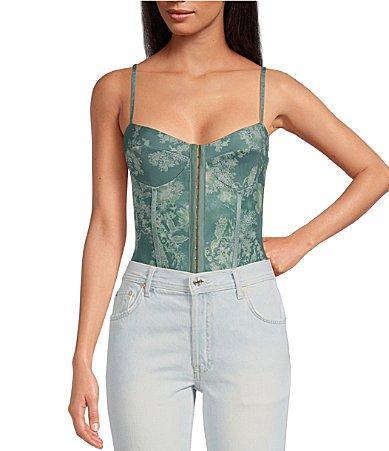 Free People Printed Night Rhythm Bodysuit Product Image