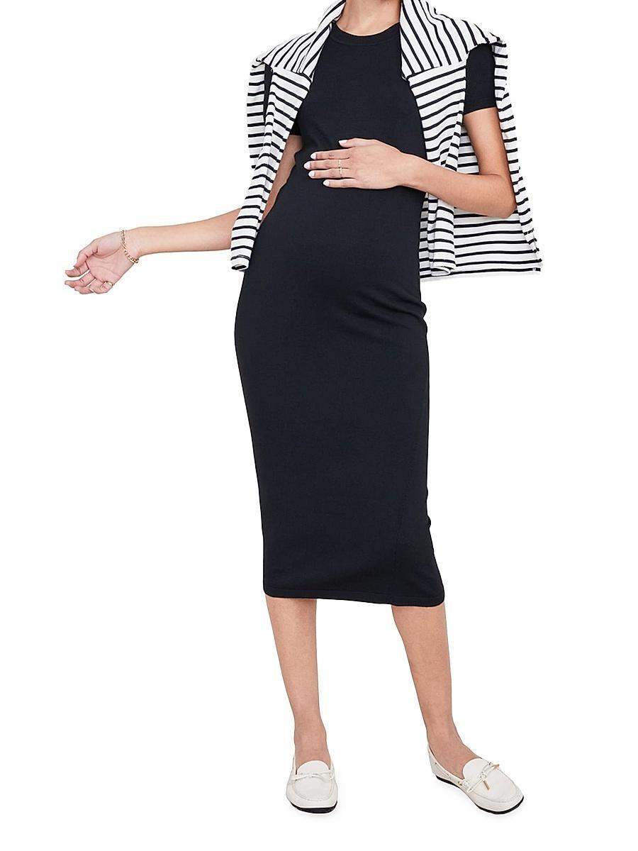 Womens The Eliza Maternity T-Shirt Dress Product Image