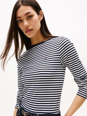 Ribbed Boatneck Top Product Image
