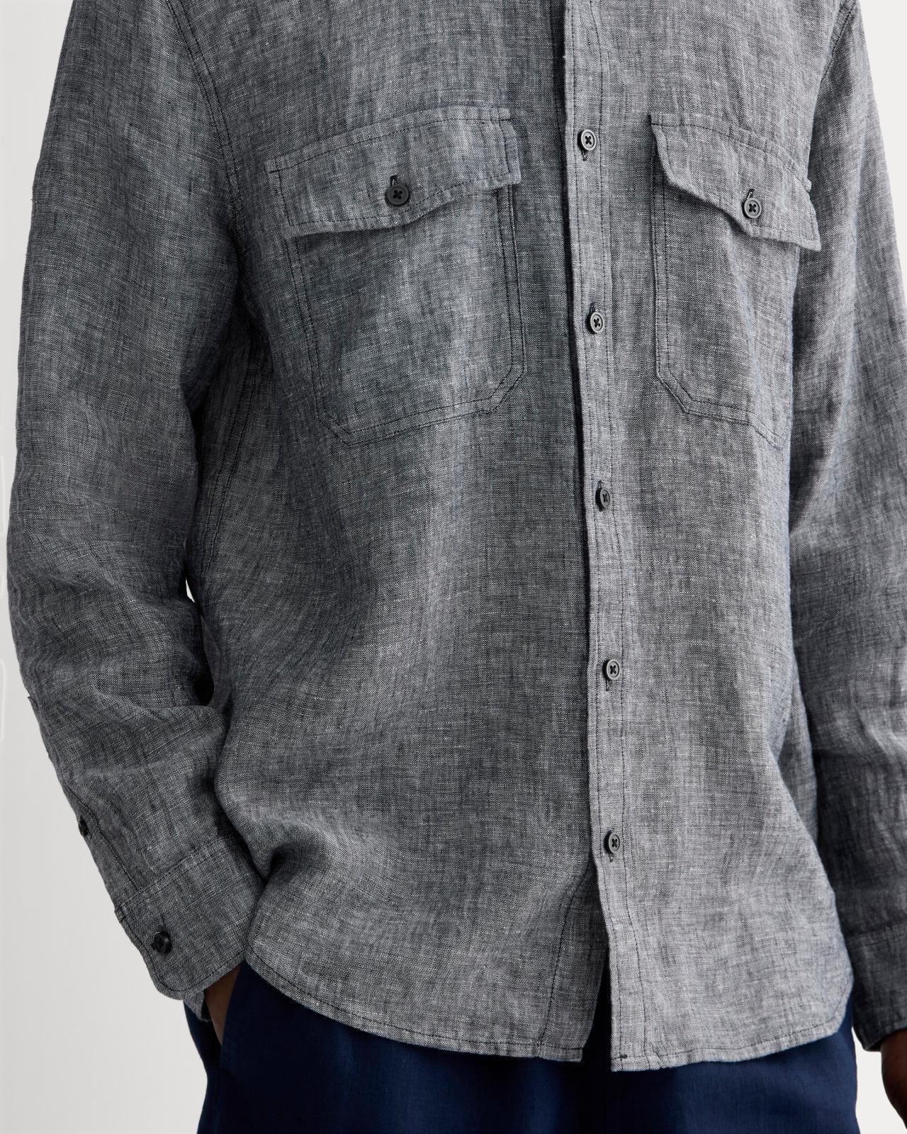 Mens Linen Utility Shirt by Everlane Product Image