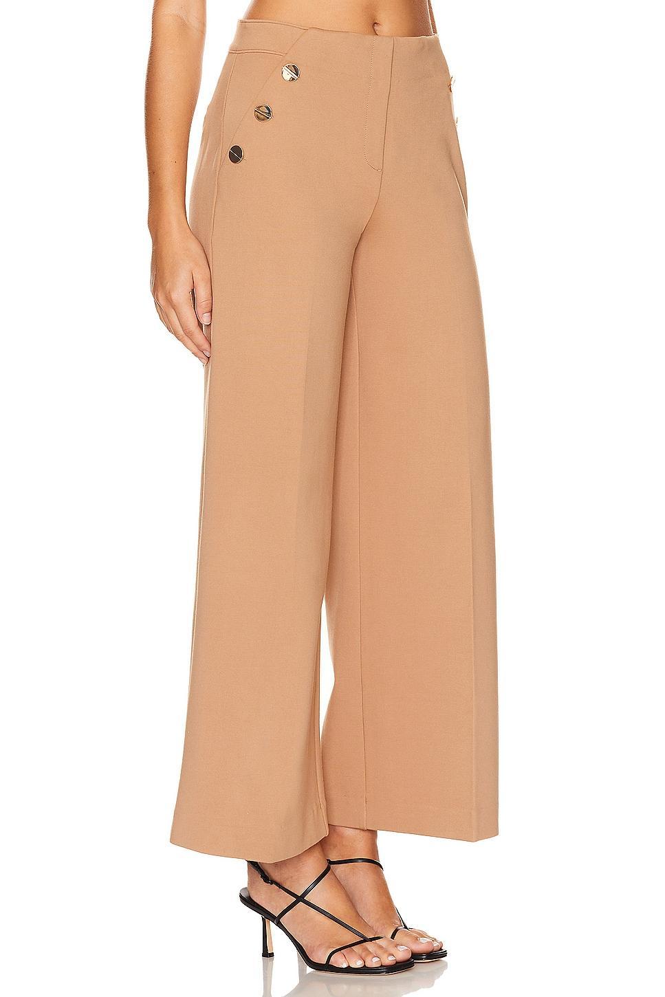 Ponte Button Front Wide Leg Pant SPANX Product Image