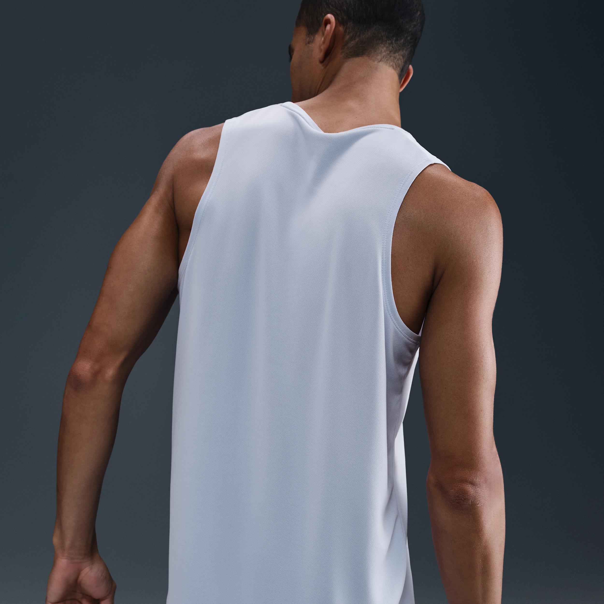 Nike Mens Miler Dri-FIT Running Tank Top | DV9321-057 Product Image