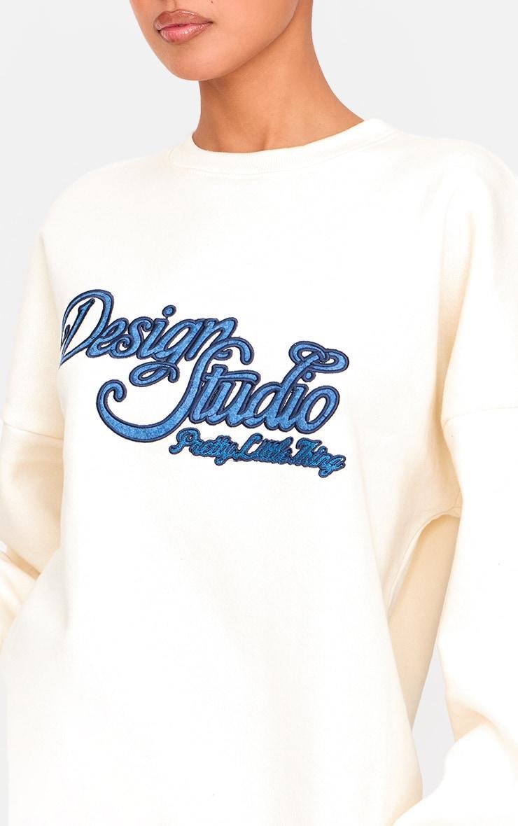 Ecru Design Studio Embroidered Sweatshirt Product Image