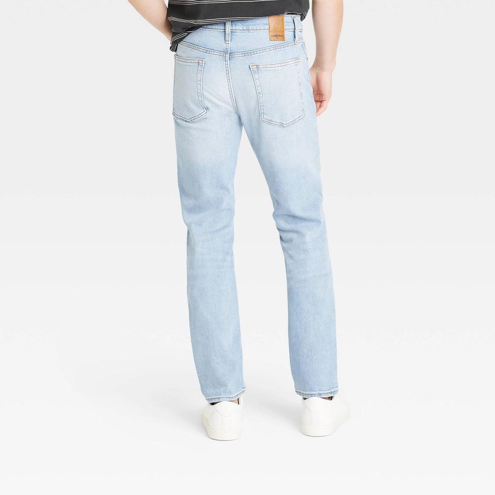 Mens Slim Fit Jeans - Goodfellow & Co Light Blue 30x34 Product Image