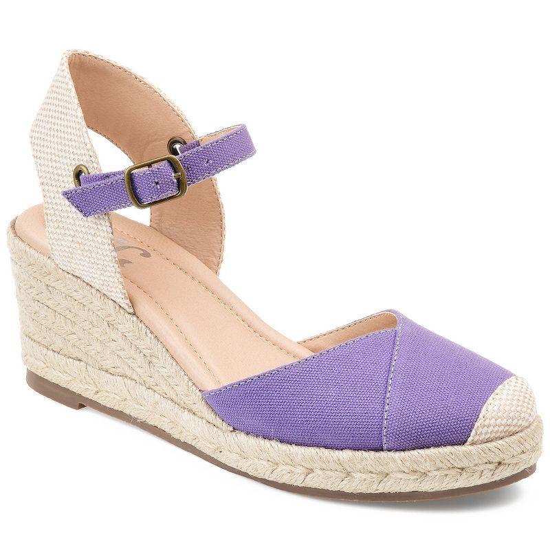 Journee Ashlyn Women's Wedges, Size: 9, Purple Product Image