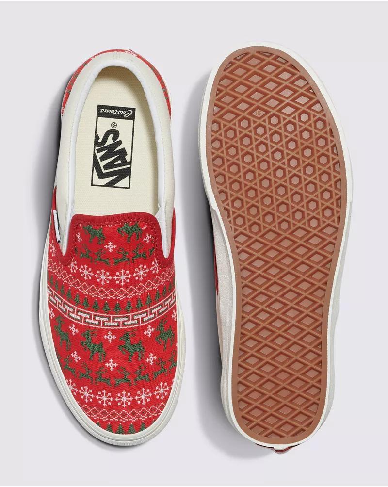 Customs Red Fair Isle Slip-On Product Image