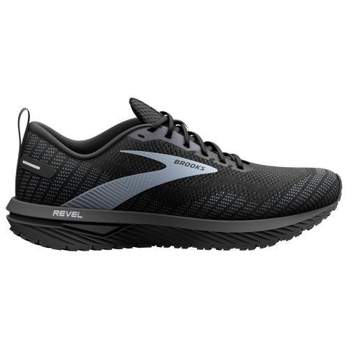 Brooks Mens Revel 6 - Running Shoes Black/Blackened Pearl/Grey Product Image