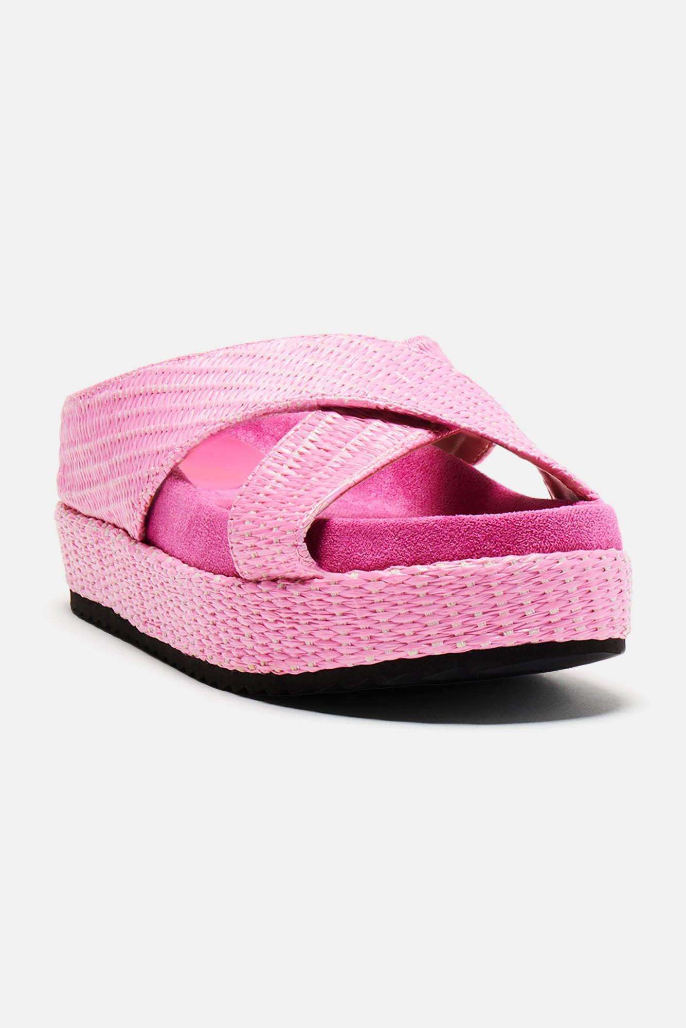 It's A Good One Casual Slides - Pink Product Image