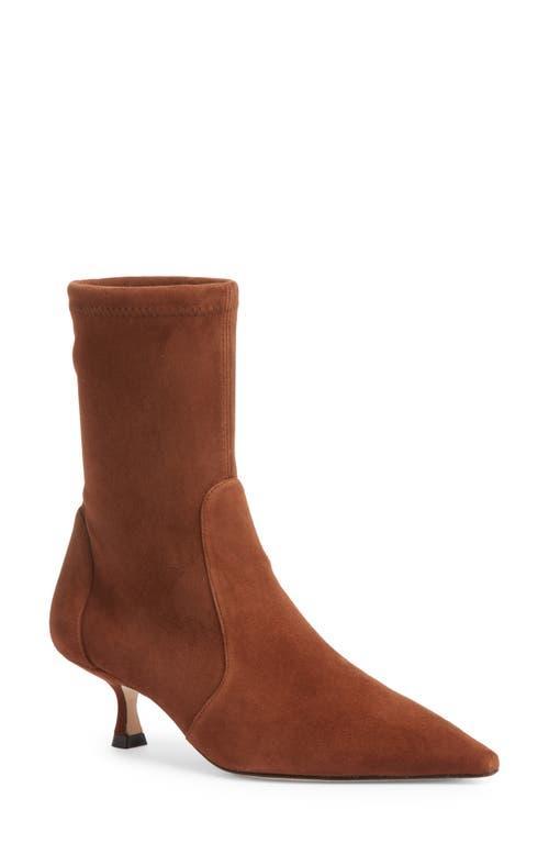 STUART WEITZMAN Naomi 50 Bootie In Deep Coffee Product Image