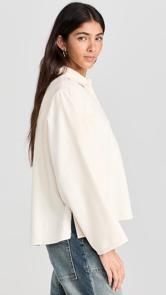 rag & bone Ultra Featherweight Emily Popover Shirt | Shopbop Product Image