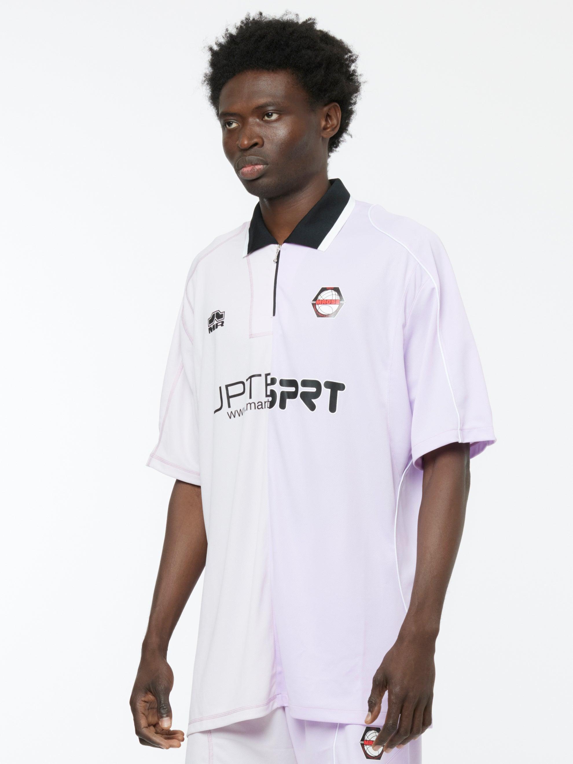 Half & Half Football Top (Lilac) Product Image