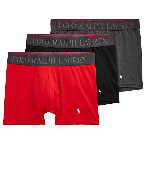 Polo Ralph Lauren Solid Boxer Briefs 3-Pack Product Image
