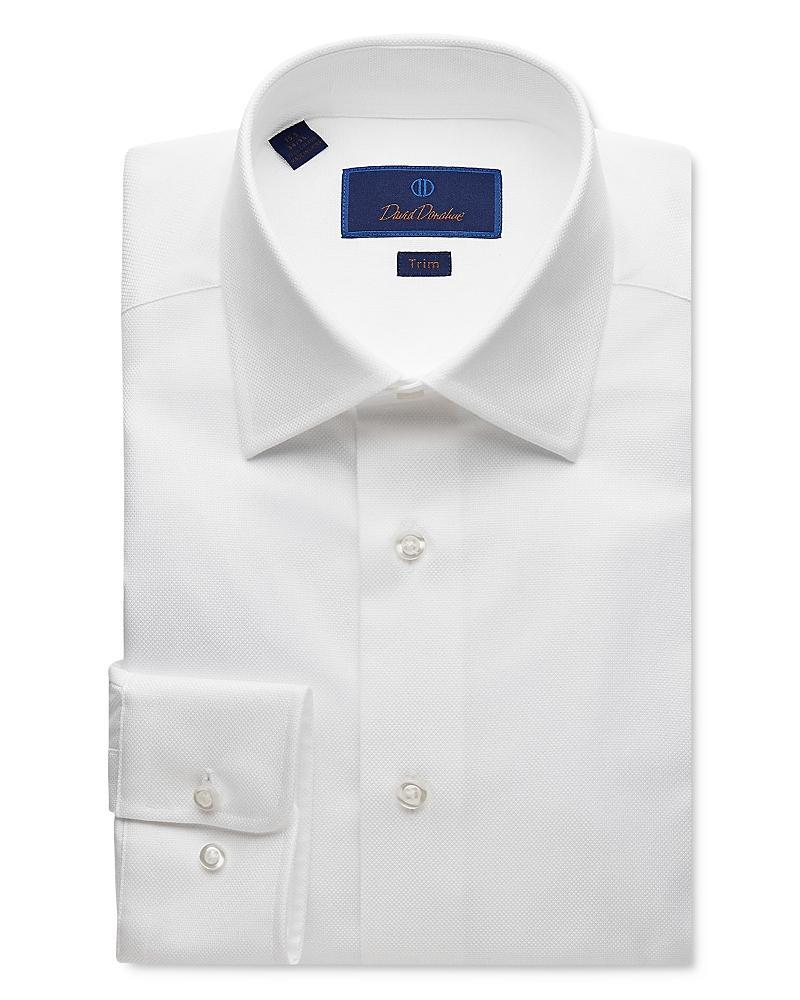 David Donahue Royal Oxford Trim Fit Dress Shirt Product Image