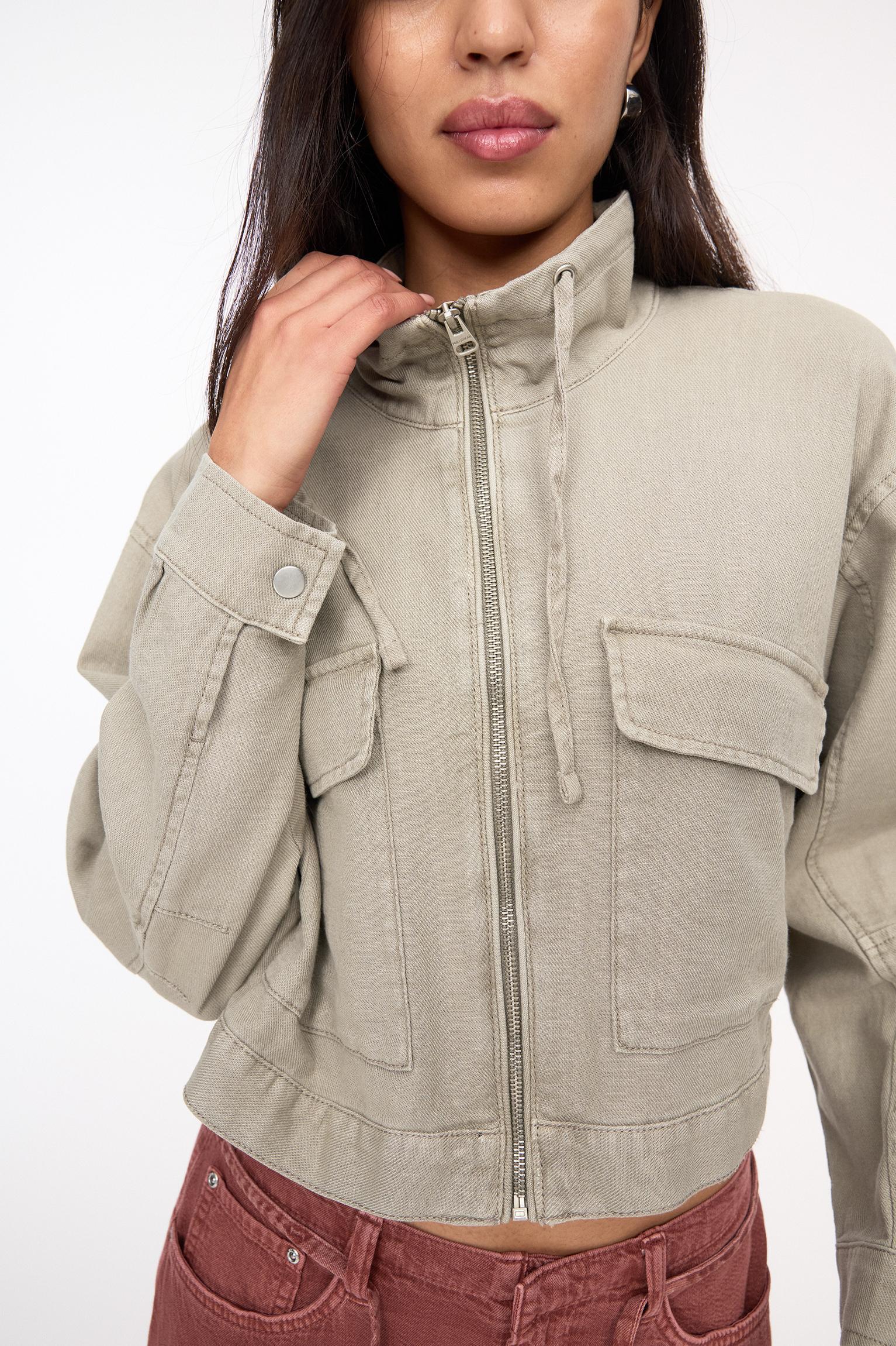 Rustic linen blend jacket Product Image