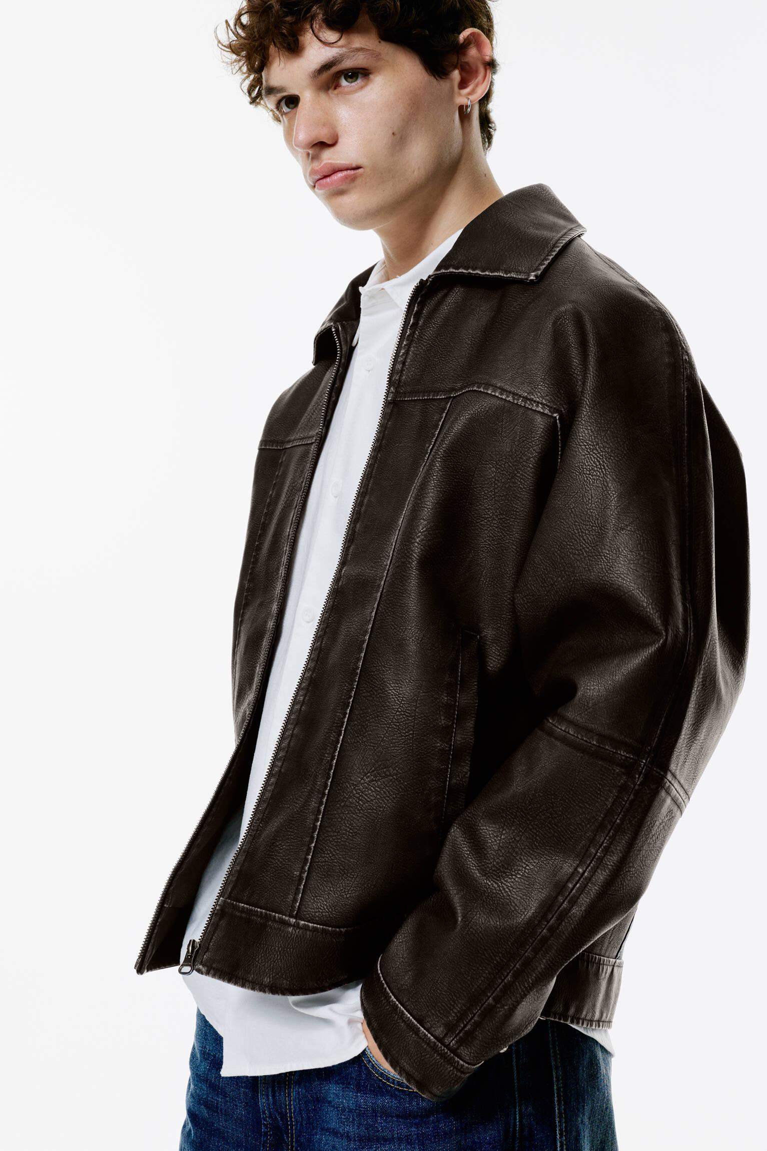 Faux leather jacket Product Image
