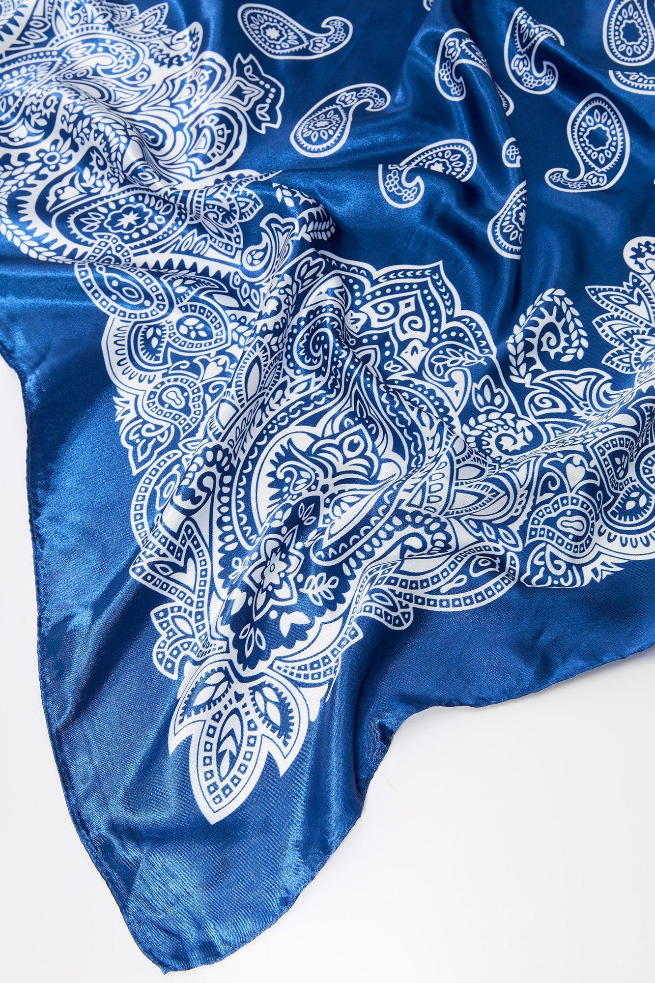 Paisley Print Satin Multiway Scarf Female Product Image