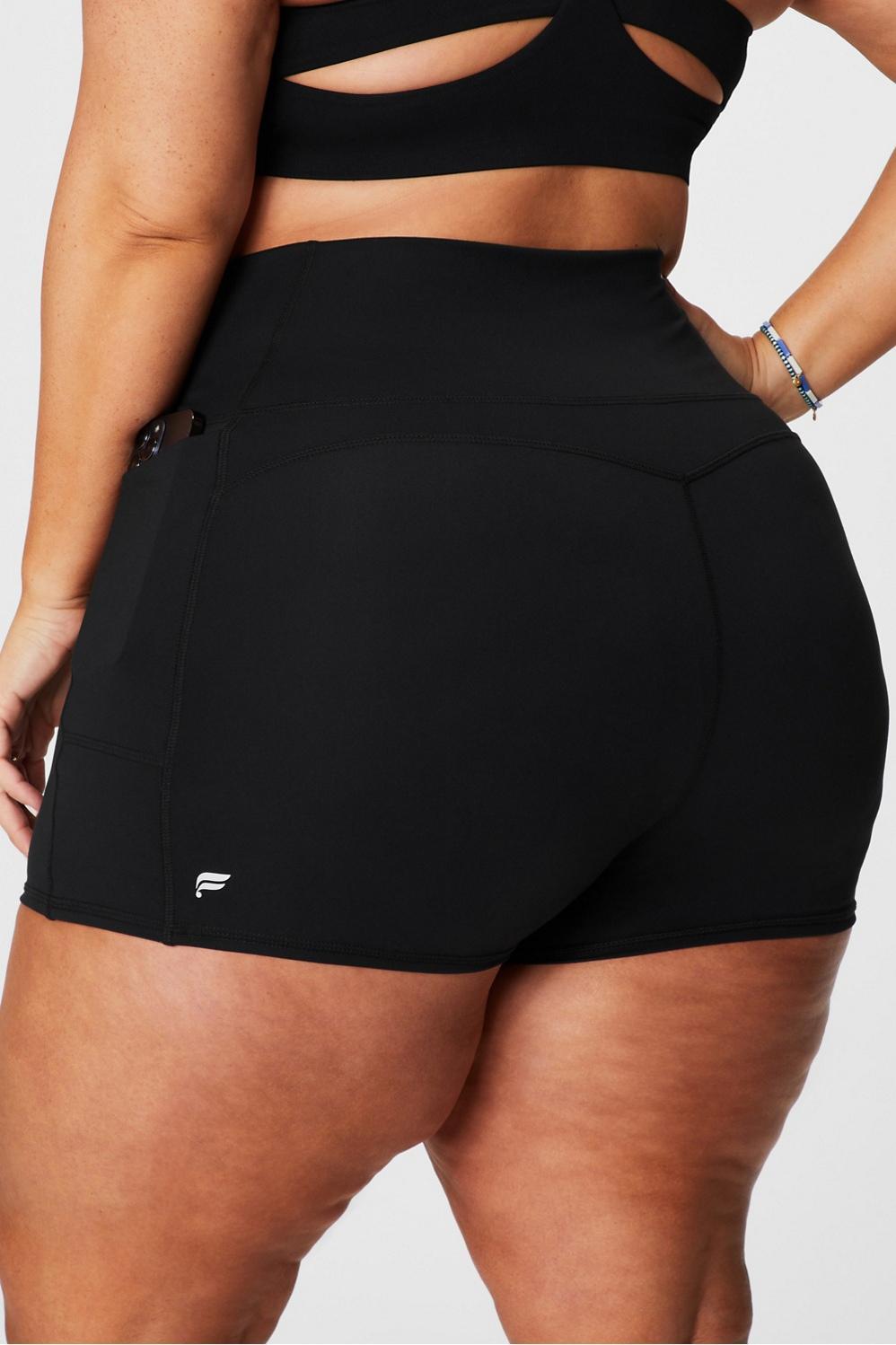 Fabletics Oasis High-Waisted 2 Short Womens black Size XXL Product Image