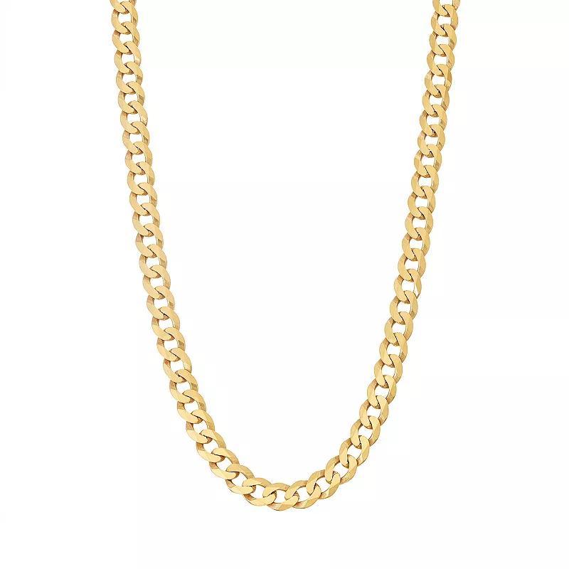 Giorgio di Vicenza Mens Sterling Silver Cuban Curb Chain Necklace Product Image