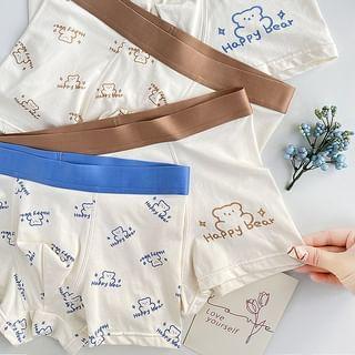 Cartoon Print Boxer Briefs / Set Product Image