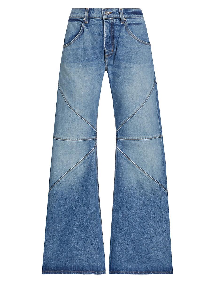 Womens Bowie Seam Detail Low-Rise Jeans Product Image