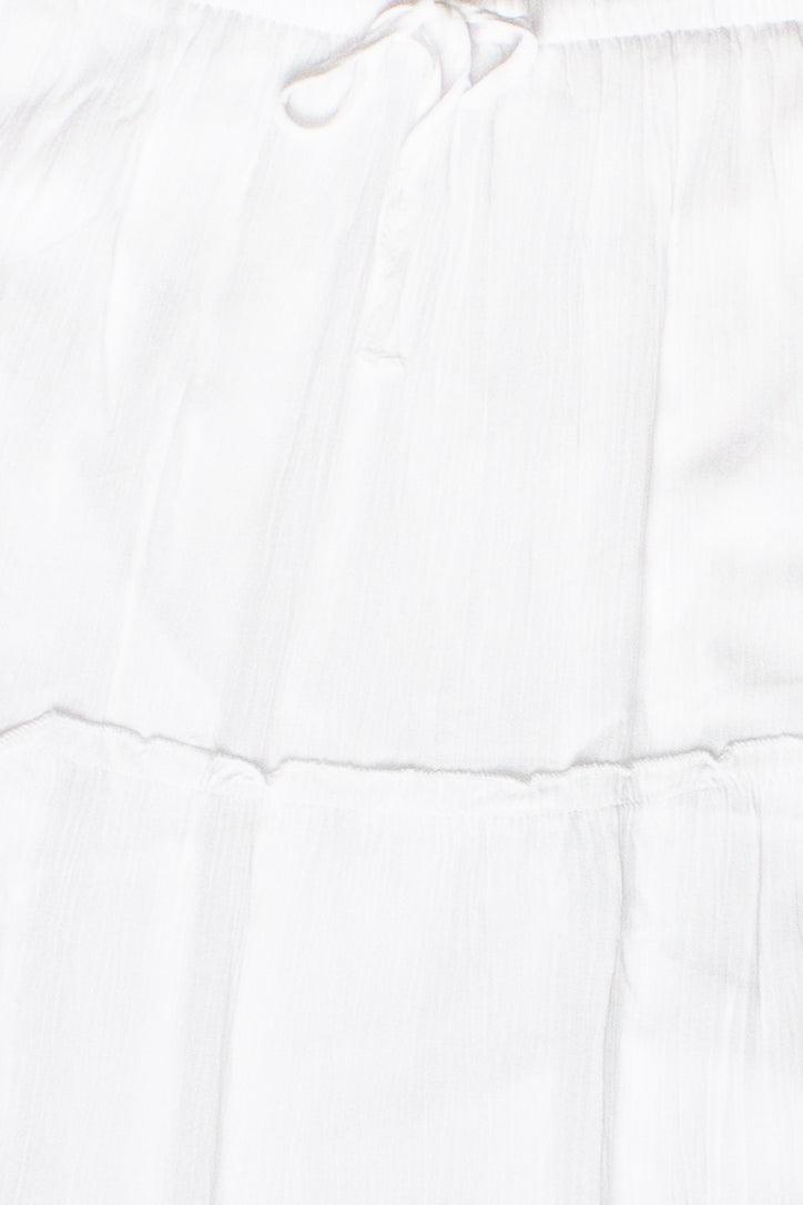 Ruffle Trim Tiered Maxi Skirt Product Image