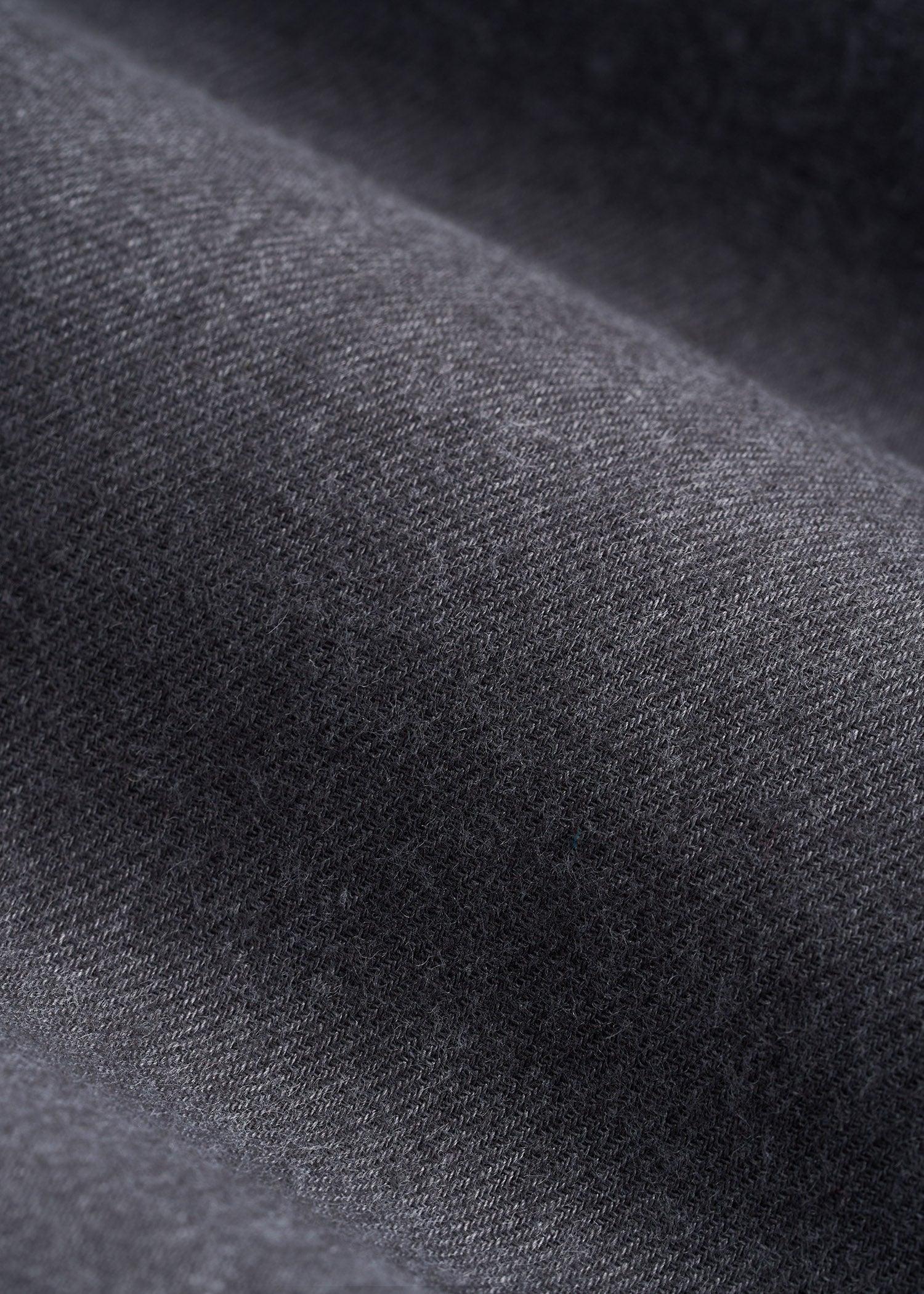 Open-Bottom Flannel Pajama Pants for Tall Women in Charcoal Flannel Female Product Image