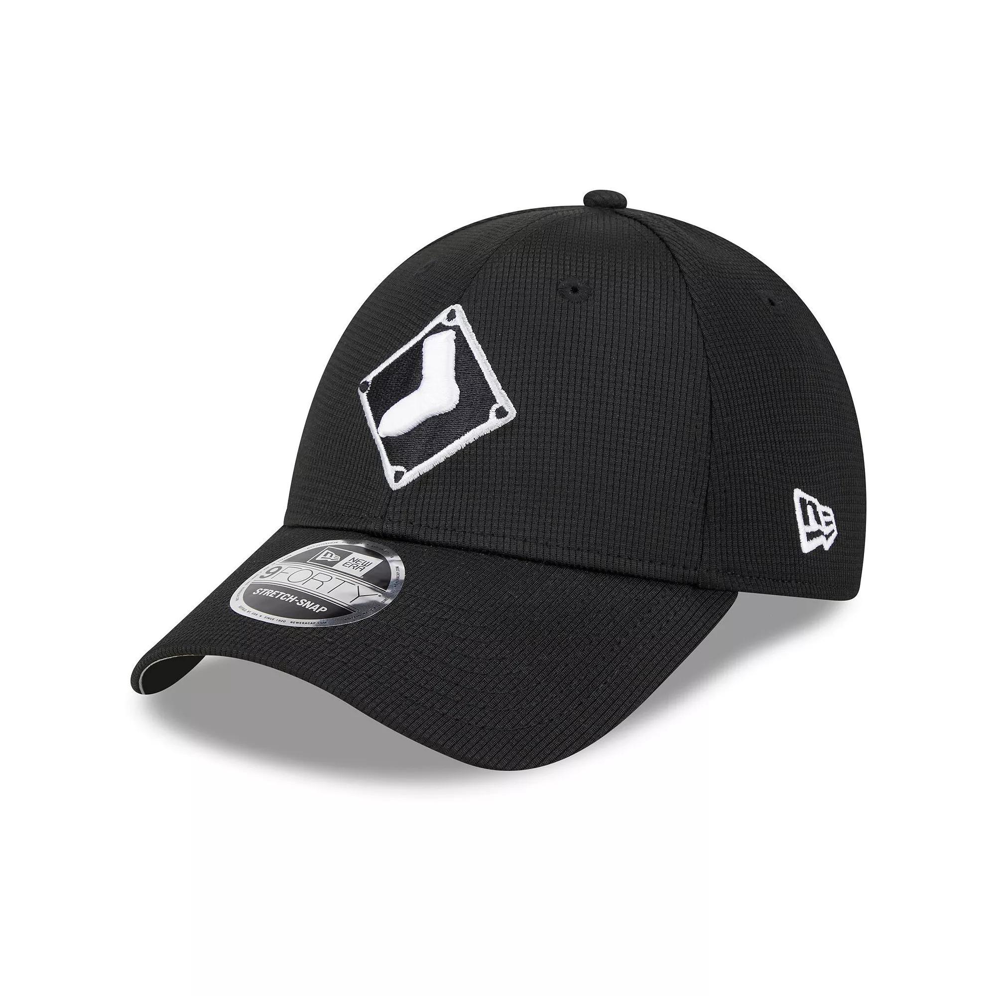 Men's New Era  Black Chicago White Sox 2024 Batting Practice 9FORTY Adjustable Hat Product Image