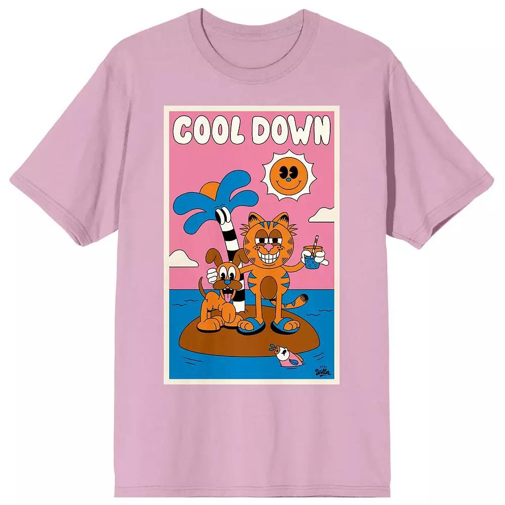 Men's Garfield Cool Down Graphic Tee,  Product Image