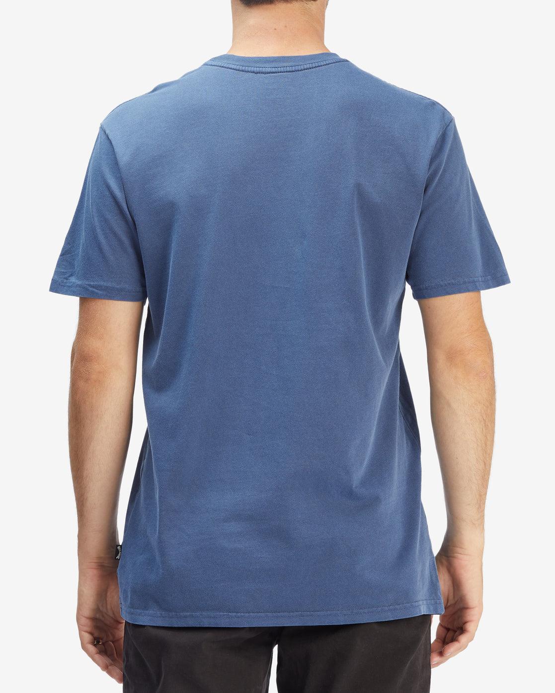 Essential Wave Washed T-Shirt - Navy Male Product Image