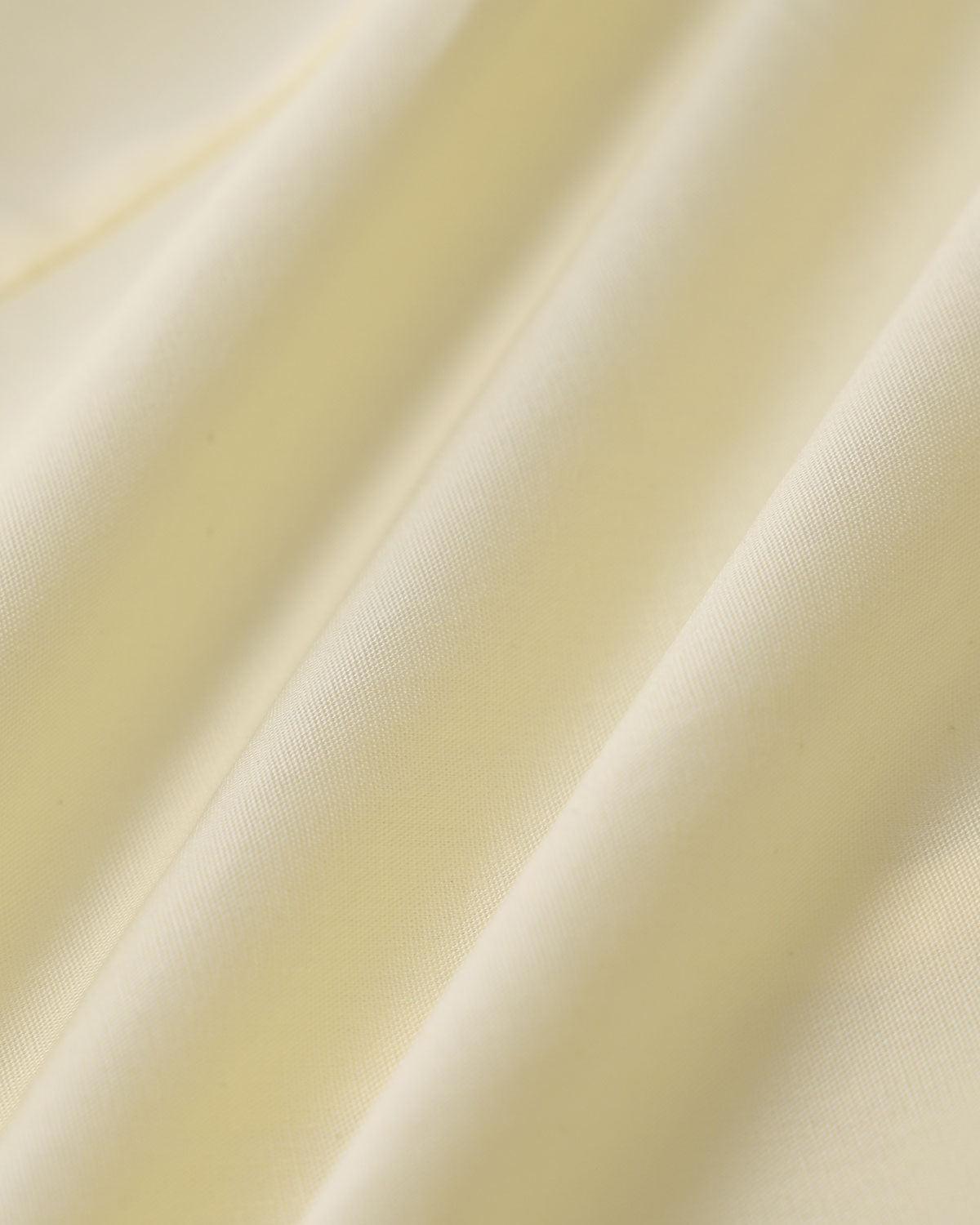 Yellow Pleated A-Line Slip Midi Dress Product Image