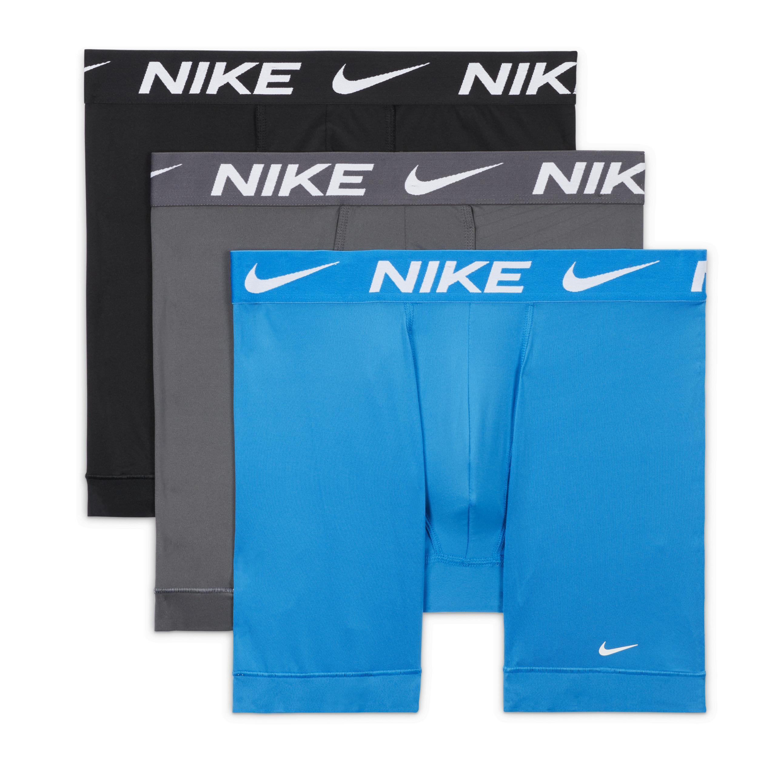 Nike Mens Essential Micro Dri-FIT Boxer Briefs (3-Pack) | KE1157-461 Product Image