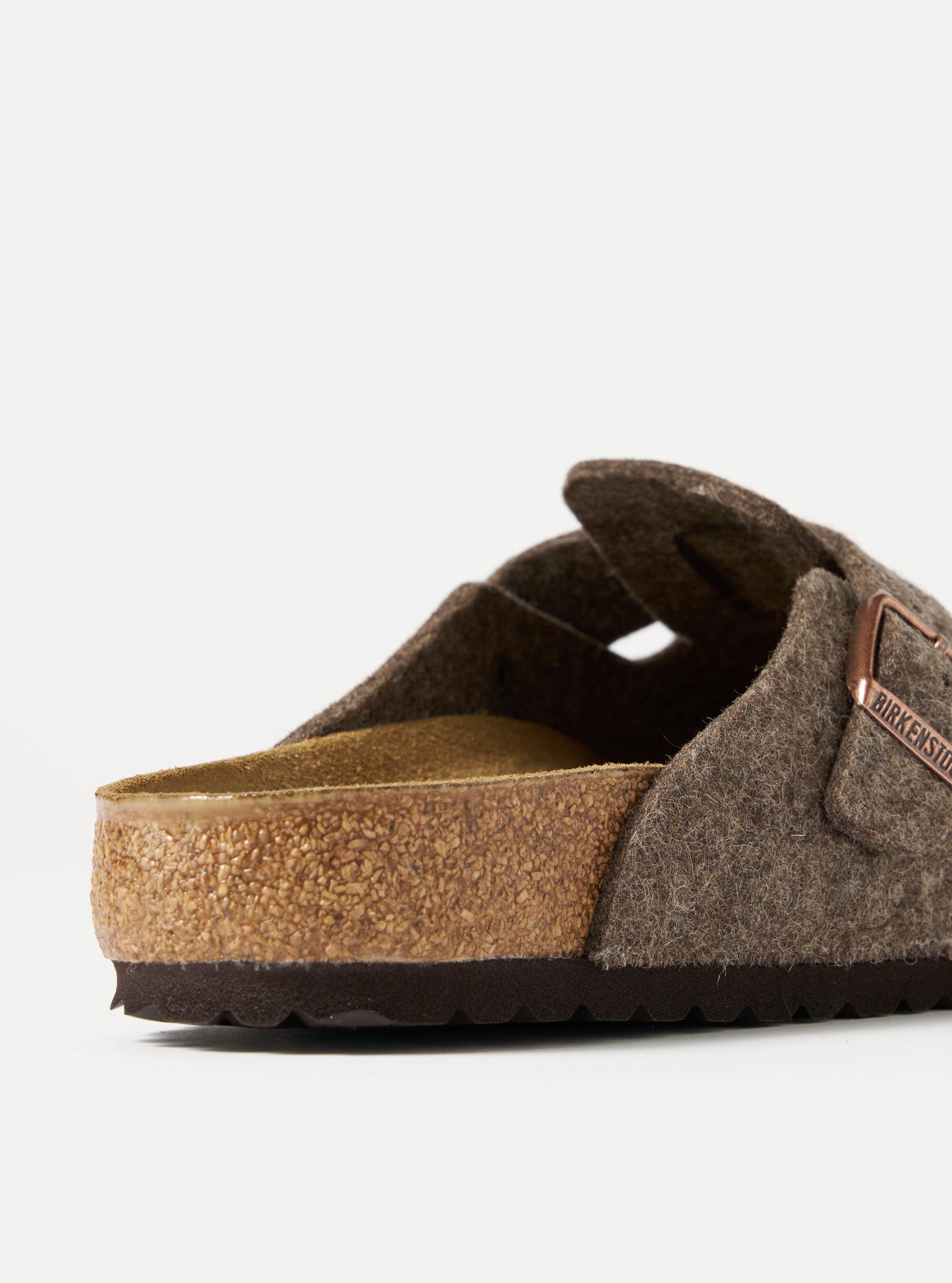 Birkenstock Boston in Cocoa Wool Product Image