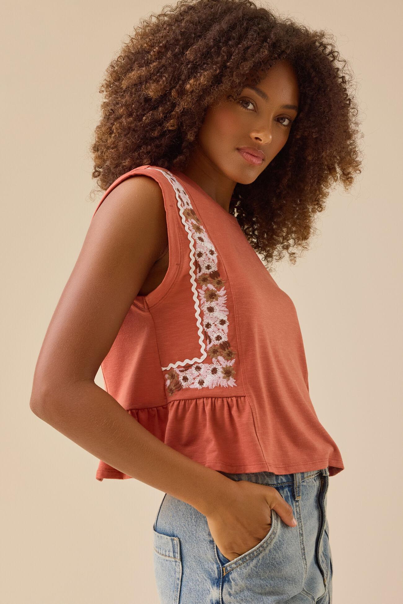 Aria Embroidered Top Product Image