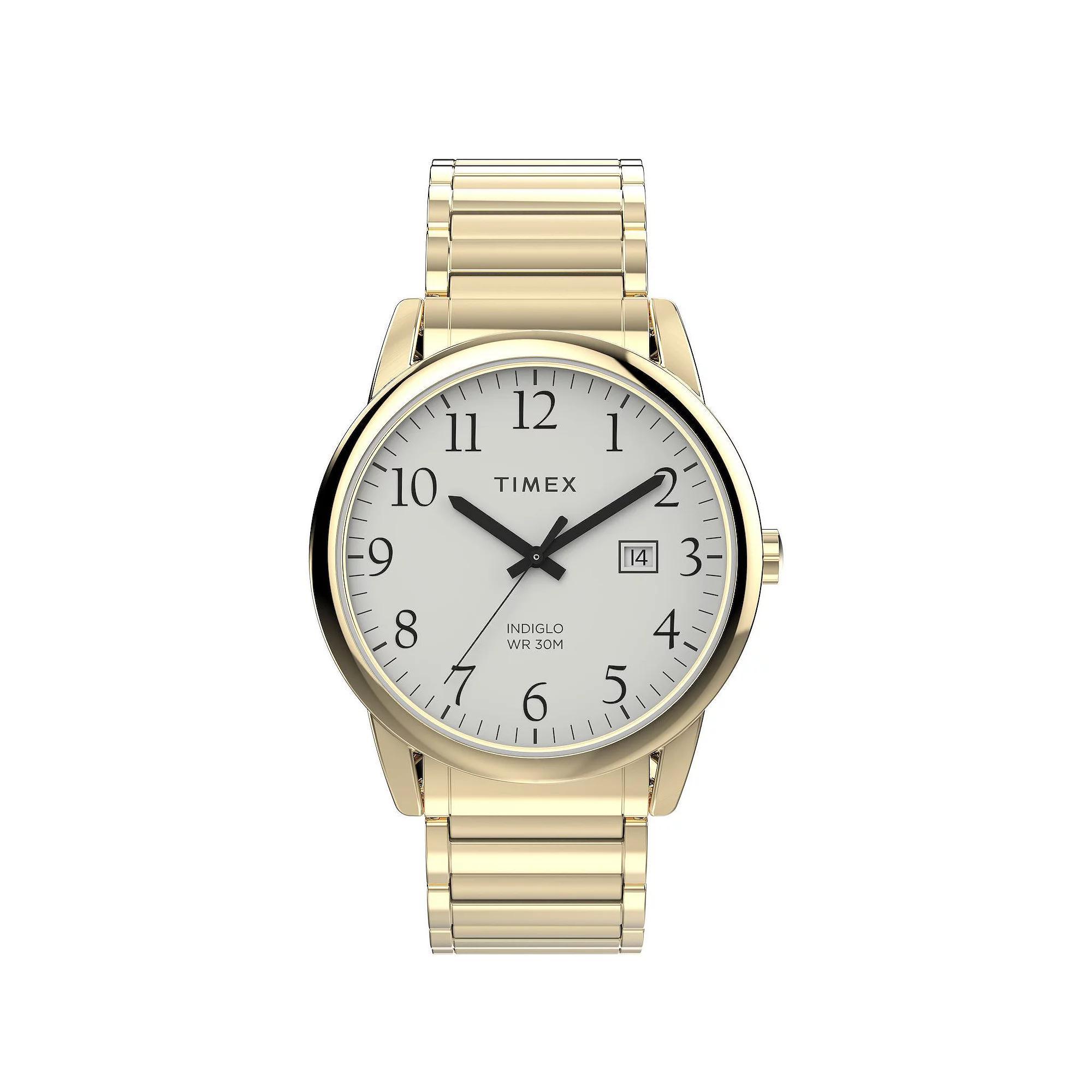 Timex® Men's Easy Reader® Expansion Band Watch - TW2W52000JT, Size: 40 mm, Gold Product Image