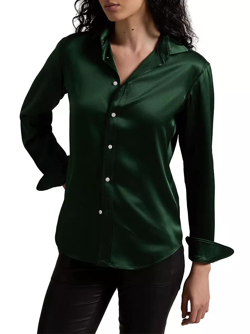 Silk Long Sleeve Shirt Product Image