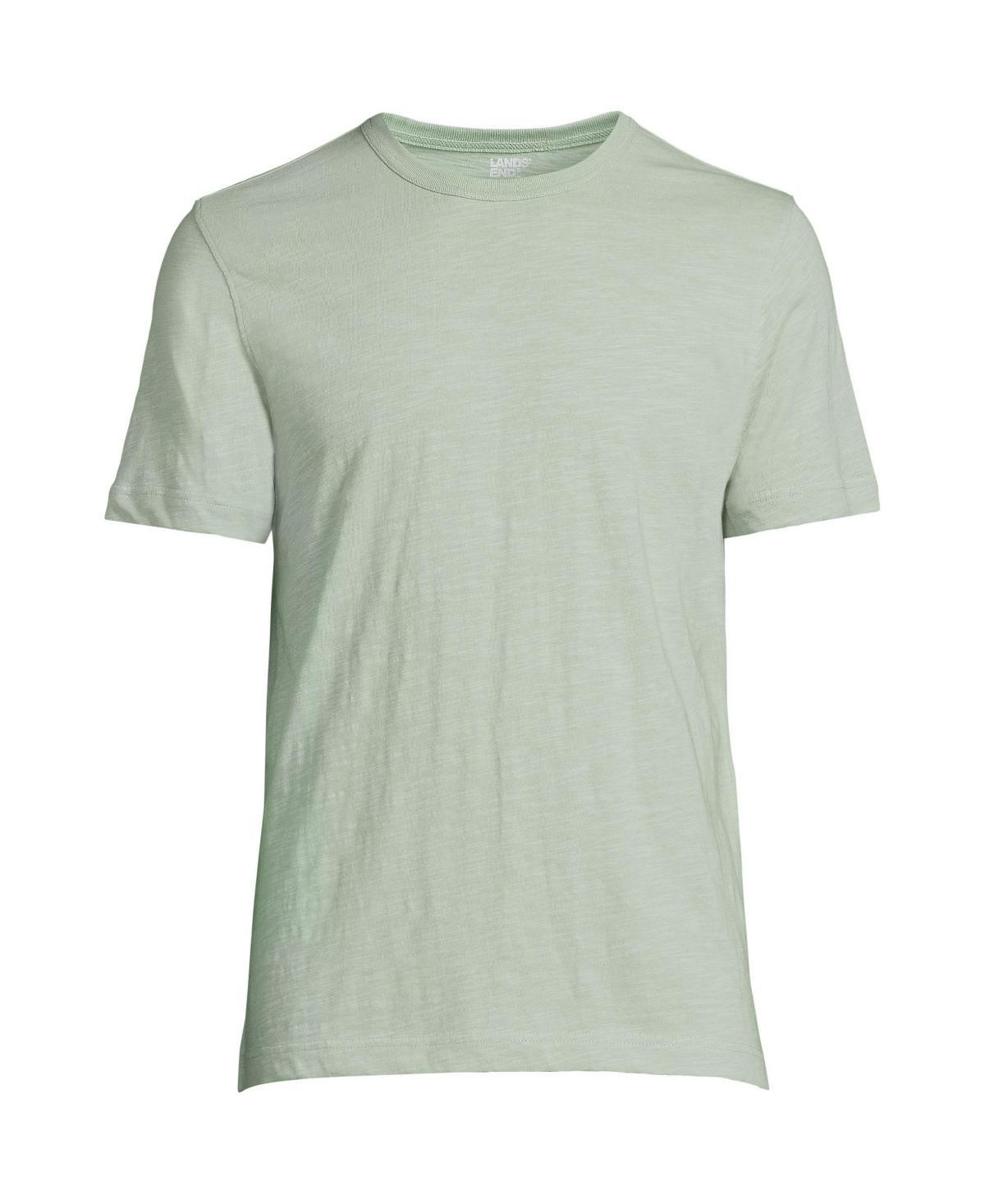 Mens Lands End Short Sleeve Tee River Blue Product Image