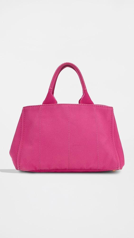 What Goes Around Comes Around Prada Pink Canvas Canapa Logo Tote | Shopbop Product Image