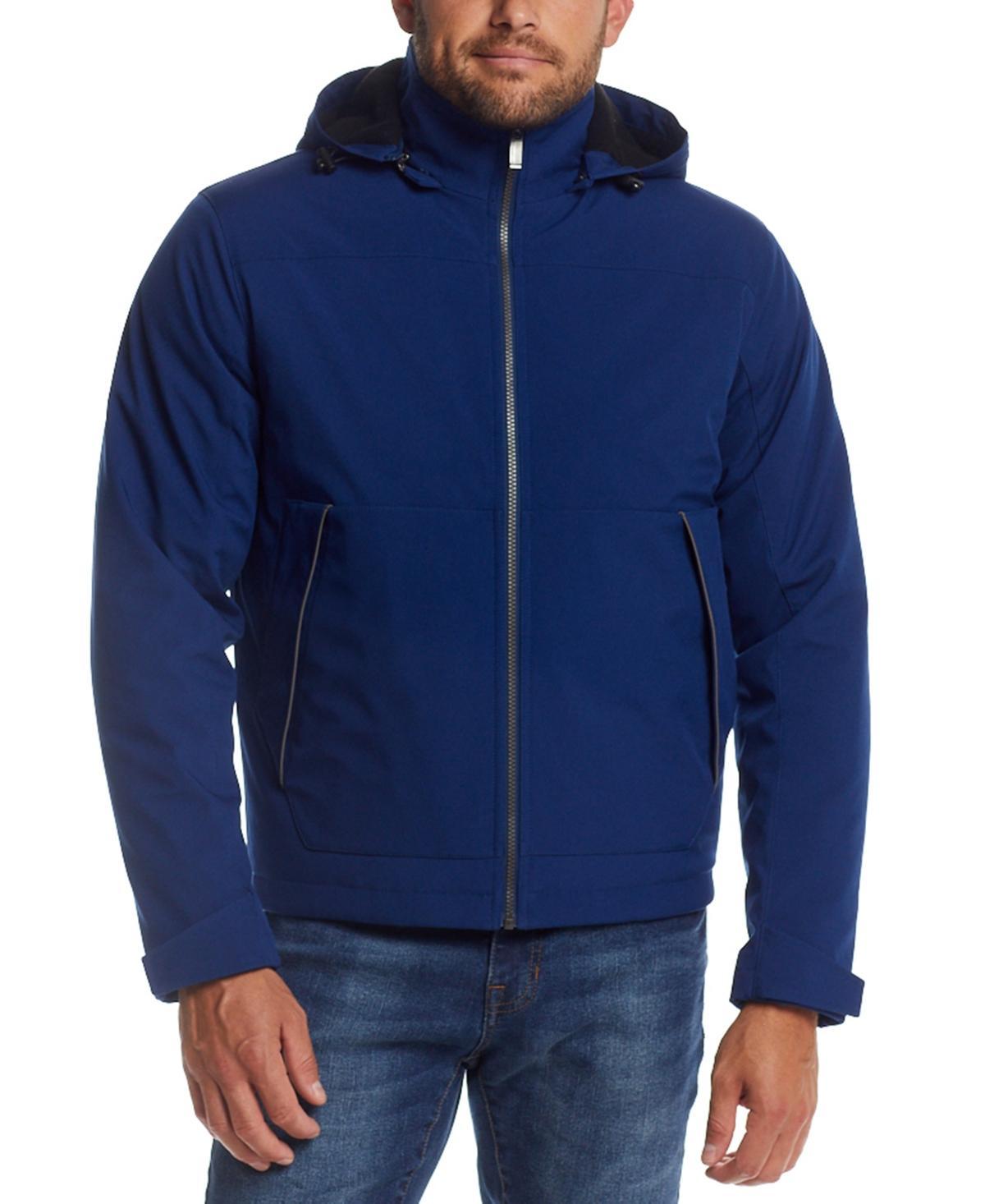 Weatherproof Mens Flex Tech Hooded Shirt Jacket Product Image