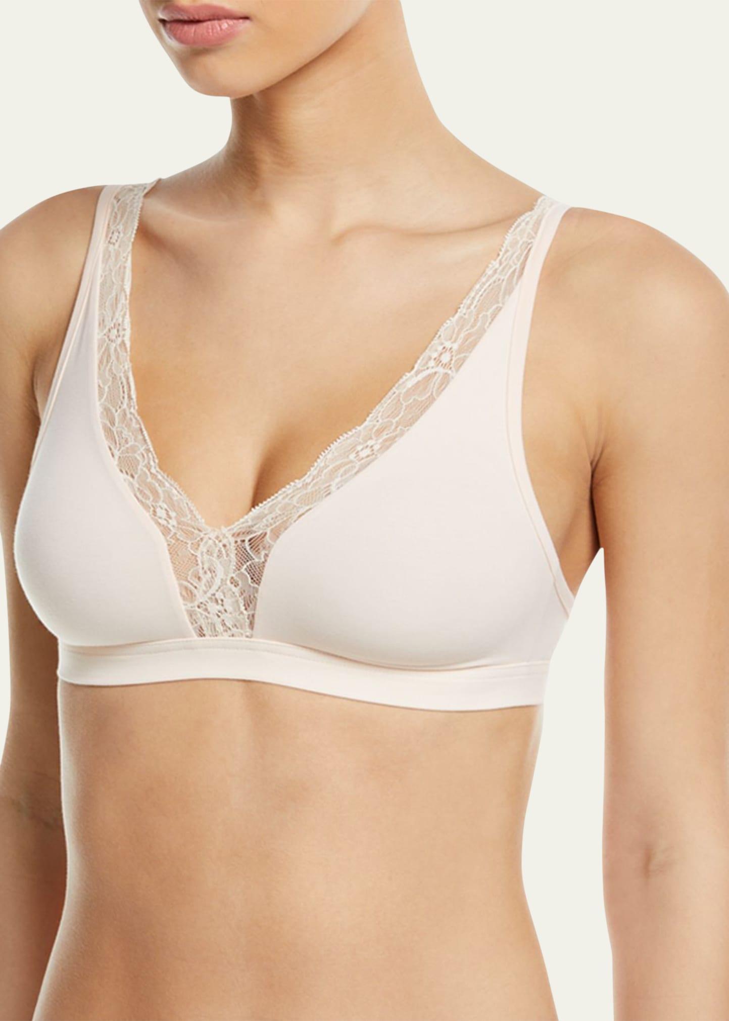 Cotton Lace Wire-Free Soft Cup Bra Product Image