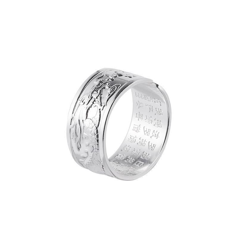 Dragon Embossed Alloy Ring Product Image