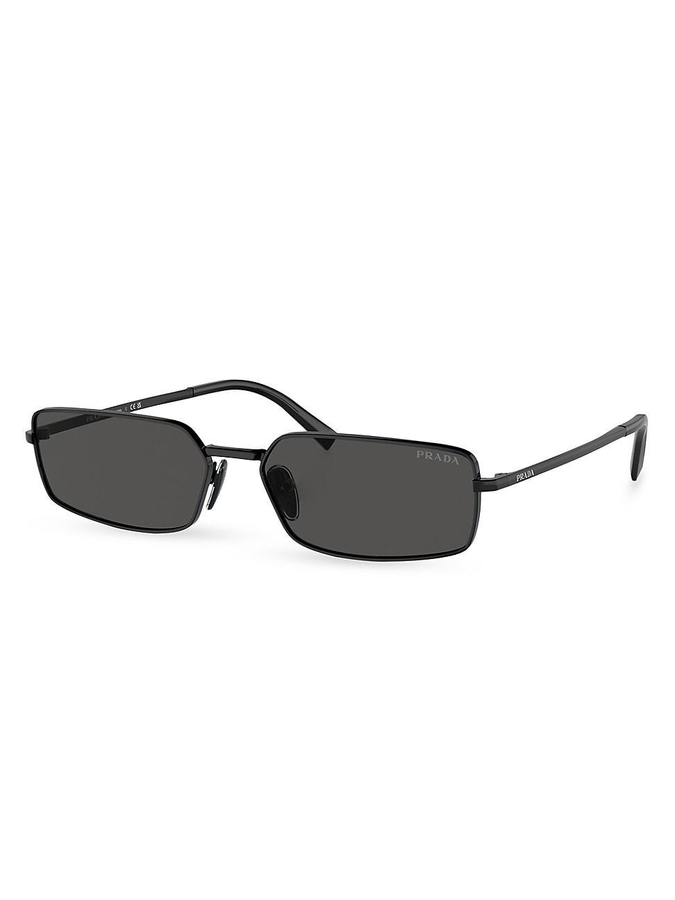 Womens 59MM Rectangular Sunglasses Product Image