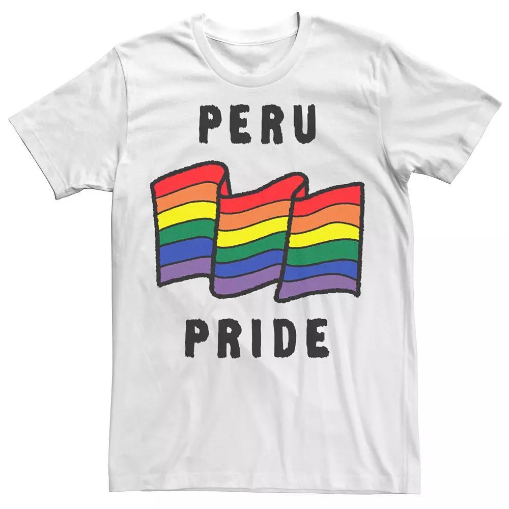 Men's Gonzales Peru Pride Sketched Flag Tee,  Product Image