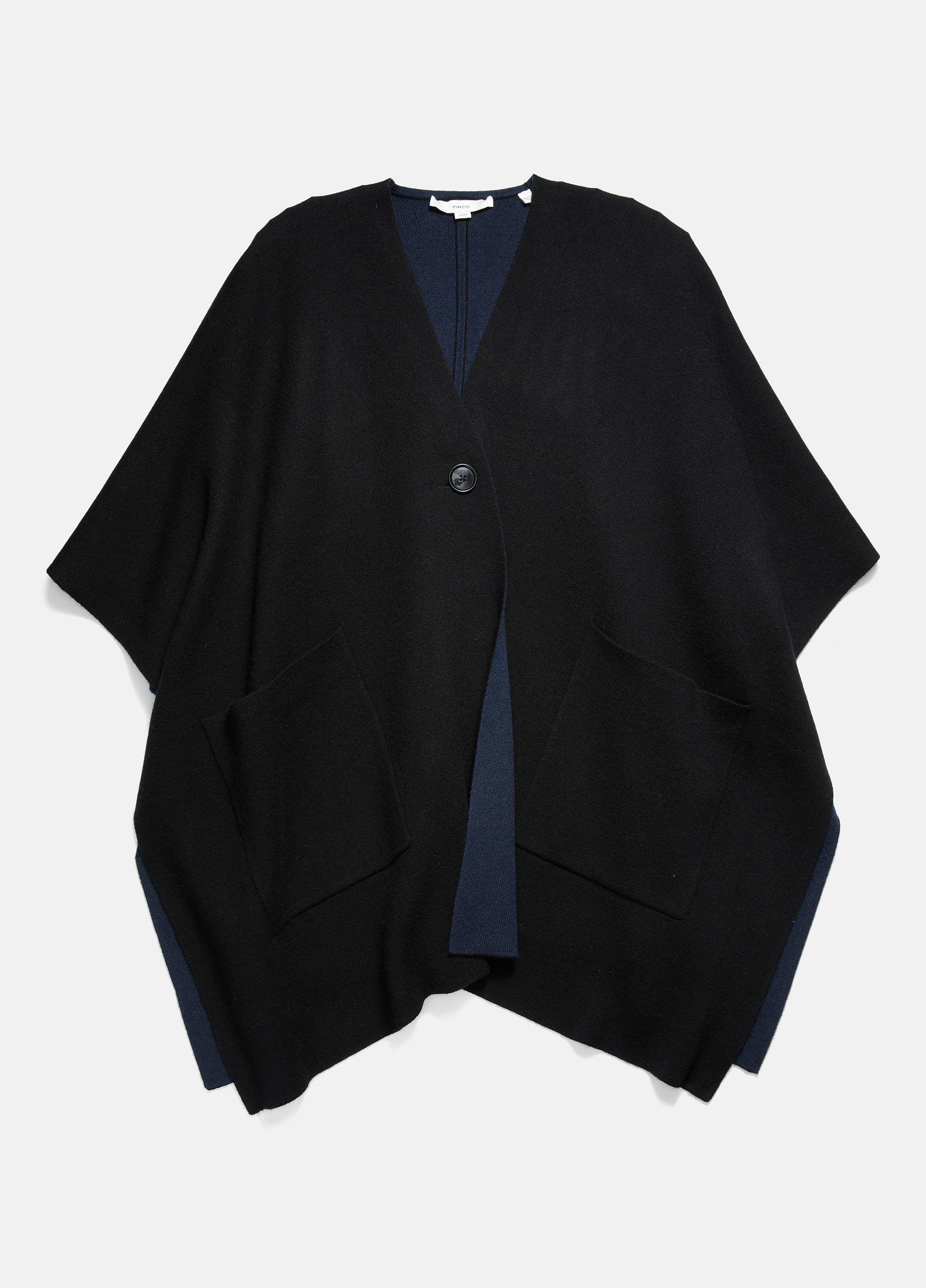 Wool and Cashmere Double-Face Cape Product Image